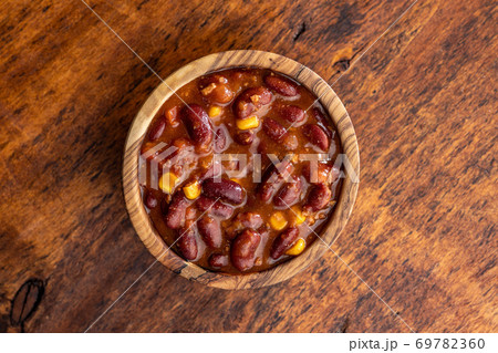 Chili con carne. Mexican food with beans. 69782360