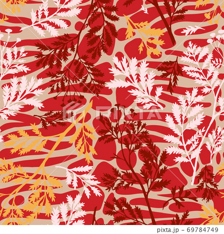 Abstract geometric shapes seamless pattern. Fashion design for fabric and textile. Abstract geometric shapes seamless pattern. Fashion design for fabric and textile. 69784749