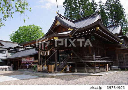 盛岡風景 櫻山神社の本殿 盛岡風景 櫻山神社の本殿 69784906