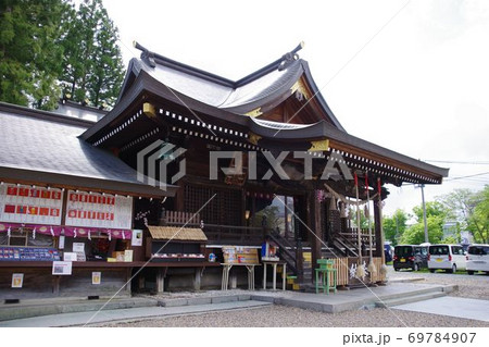 盛岡風景　櫻山神社の本殿 69784907