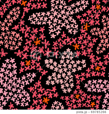 floral background with cute daisies. Ditsy ornament. floral background with cute daisies. Ditsy ornament. 69785266