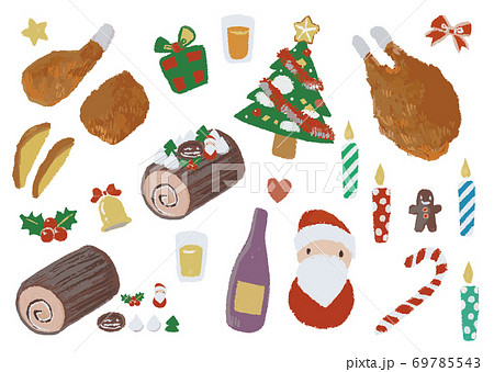 楽しいクリスマスのイラスト 楽しいクリスマスのイラスト 69785543