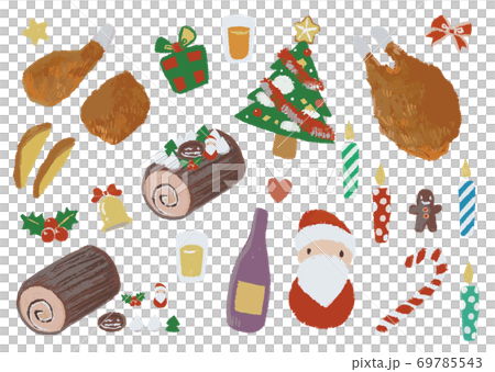 楽しいクリスマスのイラスト 楽しいクリスマスのイラスト 69785543