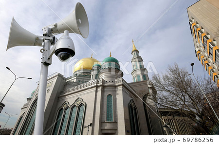 Moscow Cathedral Mosque, Russia -- the main mosque in Moscow 69786256