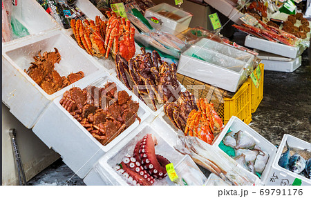 北海道 函館朝市 北海道 函館朝市 69791176