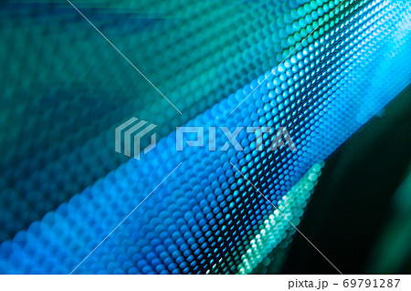 CloseUp LED blurred screen. LED soft focus background. abstract background ideal for design. 69791287