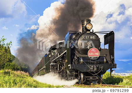磐越西線を走るSLばんえつ物語 福島県喜多方市 磐越西線を走るSLばんえつ物語 福島県喜多方市 69791299