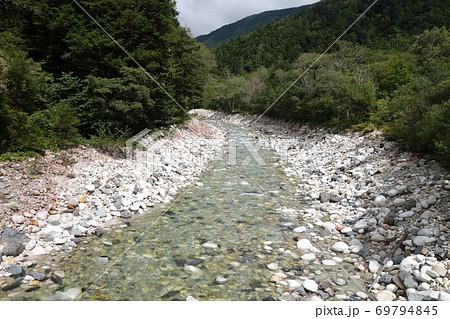 横尾大橋からの梓川 横尾大橋からの梓川 69794845