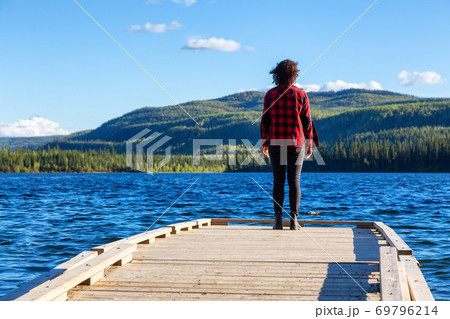 Girl at the Lake 69796214