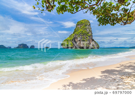 Railay Beach in Krabi province, Thailand. Railay Beach in Krabi province, Thailand. 69797000