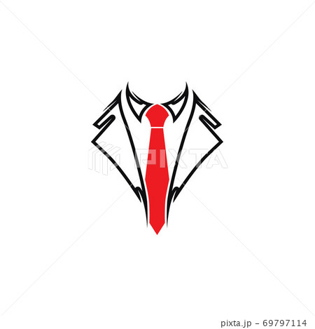Vector coat tie for business design 69797114