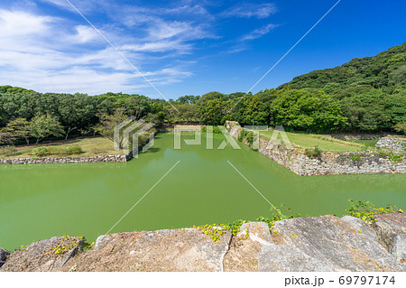萩城跡 山口県萩市 萩城跡 山口県萩市 69797174