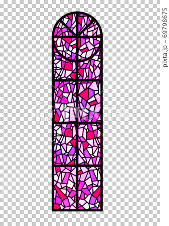 Pink stained glass Pink stained glass 69798675