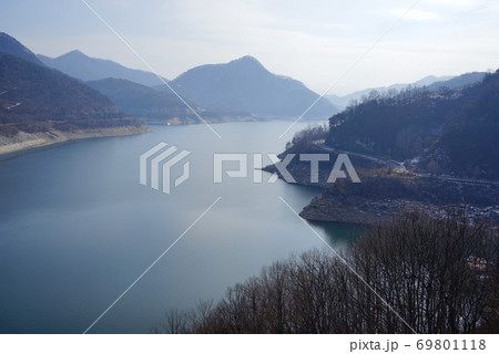 景色 山 湖 69801118