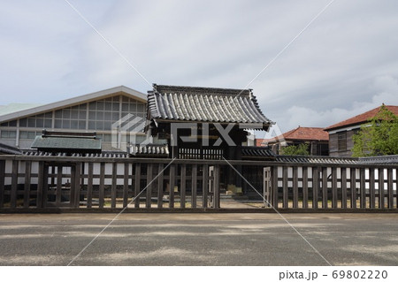 山口県 萩市 萩・明倫学舎の南門 69802220