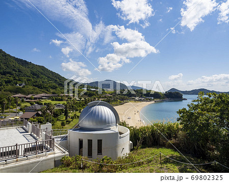 晴れの日の広島県民の浜と天文台 晴れの日の広島県民の浜と天文台 69802325