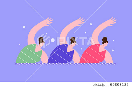 Synchronized swimming women team Synchronized swimming women team 69803185