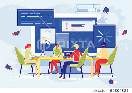 Company Employees take Online Education Courses. Company Employees take Online Education Courses. 69804321