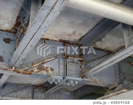 橋梁の錆 69804588
