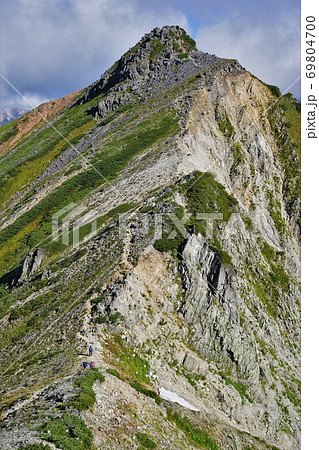 鷲羽岳からのワリモ岳 鷲羽岳からのワリモ岳 69804700