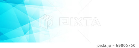 Abstract blue panoramic background made of triangles - Vector Abstract blue panoramic background made of triangles - Vector 69805750