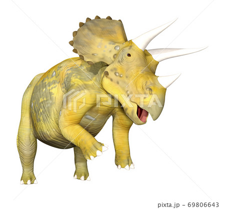 トリケラトプスのイラスト素材