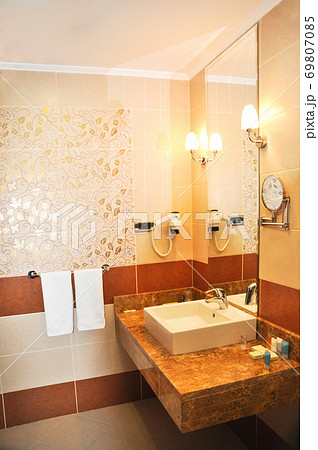 Modern luxury bathroom sink and cabinet design 69807085