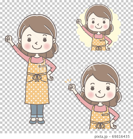 家庭主婦姿勢套8 69816435