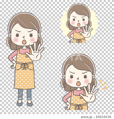 主婦　ポーズセット9 69816436