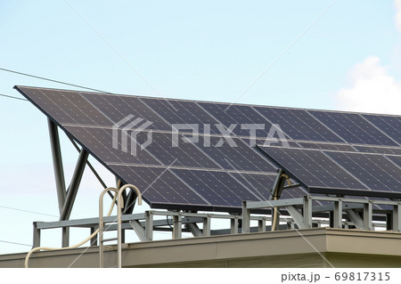 ソーラー発電, 環境, エネルギー, ソーラーパネル, 発電, エコ, 太陽光発電, 電気, 省エネ 69817315