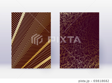 Cover design template set. Abstract lines modern b Cover design template set. Abstract lines modern b 69818682