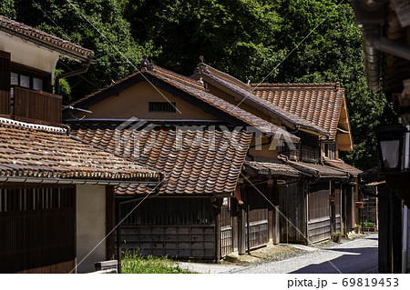 吹屋ふるさと村　吹屋の町並み　岡山県高梁市 69819453