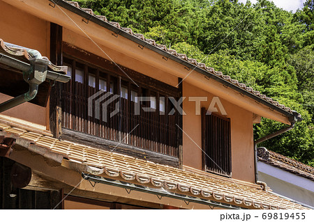 吹屋ふるさと村　吹屋の町並み　岡山県高梁市 69819455