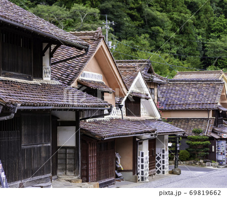 吹屋ふるさと村 吹屋の町並み 岡山県高梁市 吹屋ふるさと村 吹屋の町並み 岡山県高梁市 69819662