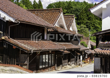 吹屋ふるさと村　吹屋の町並み　岡山県高梁市 69819760