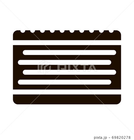 Layered Orthopedic Mattress Element glyph icon Layered Orthopedic Mattress Element glyph icon 69820278