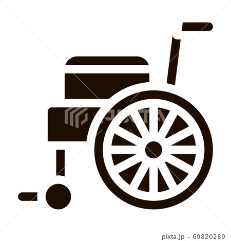 Self-Propelled Wheelchair Equipment glyph icon 69820289