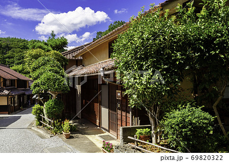 吹屋ふるさと村 吹屋の町並み 岡山県高梁市 吹屋ふるさと村 吹屋の町並み 岡山県高梁市 69820322