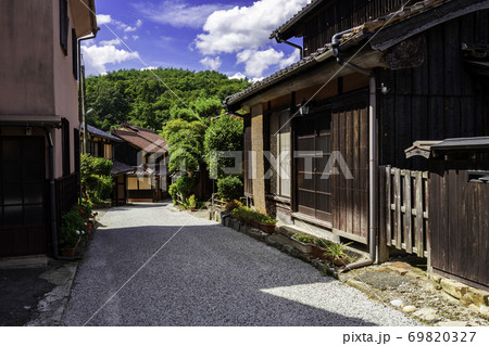 吹屋ふるさと村　吹屋の町並み　岡山県高梁市 69820327