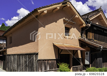 吹屋ふるさと村　吹屋の町並み　岡山県高梁市 69820328