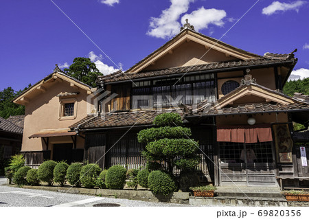 吹屋ふるさと村　吹屋の町並み　岡山県高梁市 69820356