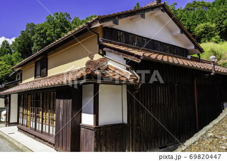 吹屋ふるさと村 吹屋の町並み 岡山県高梁市 吹屋ふるさと村 吹屋の町並み 岡山県高梁市 69820447