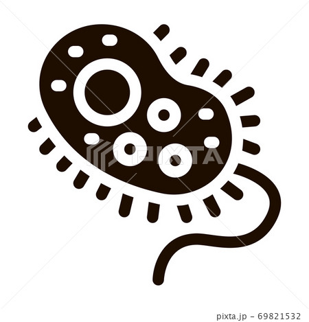Dangerous Bacillus Bacteria Vector Icon 69821532