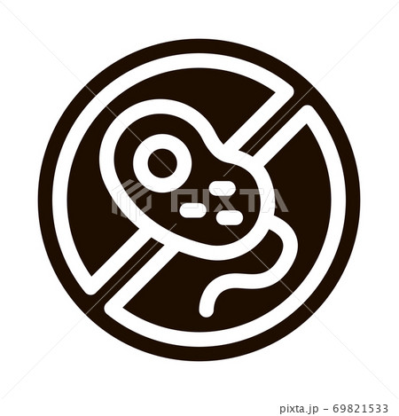 Anti Bacillus Bacteria Vector Sign Icon 69821533