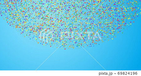 Festive confetti. Celebration stars. Rainbow brigh Festive confetti. Celebration stars. Rainbow brigh 69824196