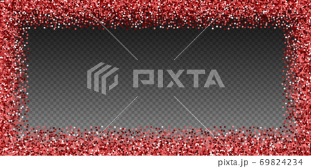 Red gold glitter luxury sparkling confetti. Scatte Red gold glitter luxury sparkling confetti. Scatte 69824234