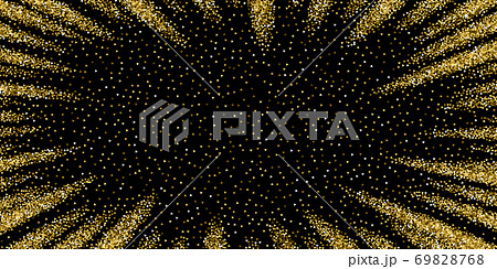 Gold triangles glitter luxury sparkling confetti.  69828768