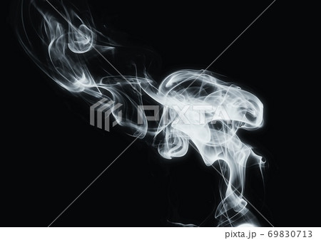 抽象的な煙のイラスト素材