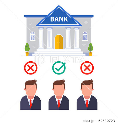 to approve a loan from candidates in the bank. to select the necessary personnel in financial institution. 69830723