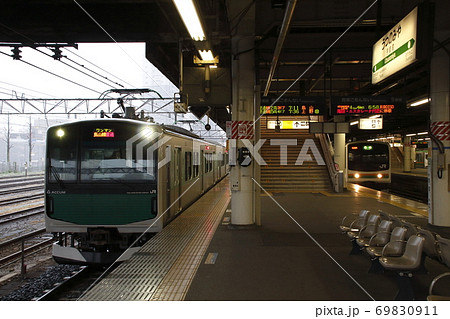 雪の日の宇都宮駅にて 雪の日の宇都宮駅にて 69830911